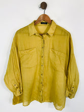 Load image into Gallery viewer, Autograph Women&#39;s Linen Blouse | UK14 | Yellow
