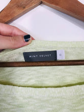 Load image into Gallery viewer, Mint Velvet Women&#39;s Cotton Striped Jumper | UK12  | Green
