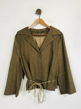 Load image into Gallery viewer, Annette Gortz Women&#39;s Blazer Jacket | EU42 UK14 | Brown
