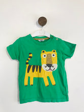 Load image into Gallery viewer, Boden Kid&#39;s Embroidered Embroidered Tiger T-Shirt | 12-18 Months | Green
