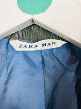 Load image into Gallery viewer, Zara Man Men’s Wool Check Suit Jacket Blazer | EU50 UK40 L | Grey
