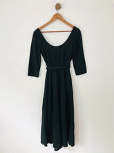 Load image into Gallery viewer, Zara Women&#39;s Wide Neck Maxi Dress | XS UK6-8 | Black

