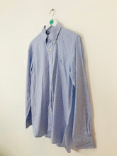 Load image into Gallery viewer, Ralph Lauren Men’s Pin Stripe Long Sleeve Shirt | 15.5 34-35 | Blue
