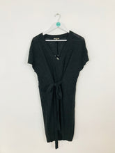 Load image into Gallery viewer, Jigsaw Women’s Tie V-Neck Knit Shift Dress NWT | M | Dark Grey
