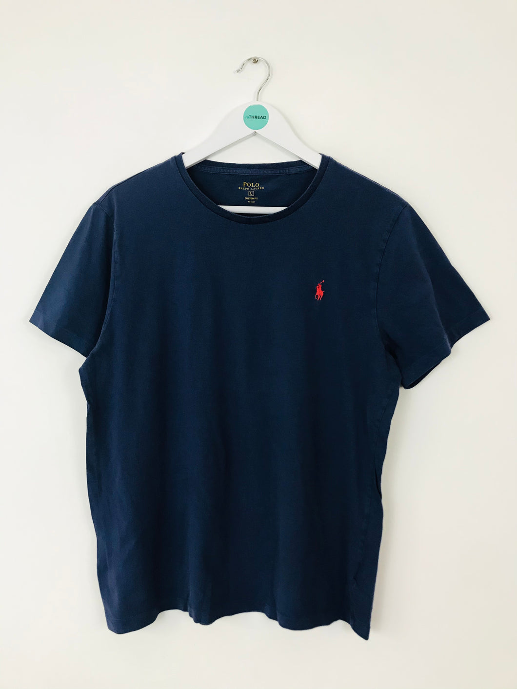 Ralph Lauren Mens Short Sleeve Tshirt | L | Navy