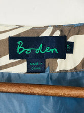 Load image into Gallery viewer, Boden Women&#39;s Silk Floral Sheath Dress | UK12 | Blue
