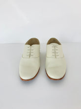 Load image into Gallery viewer, YMC Women&#39;s Leather Oxford Faux Lace Shoes | 39 UK6 | White
