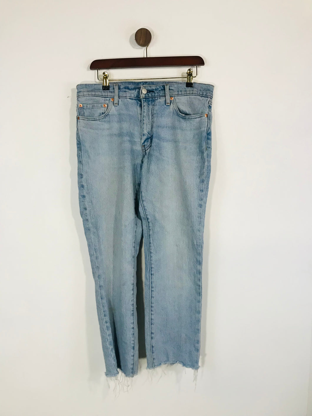 Levi’s Women's Crop Straight Jeans | W33 L30 UK14-16 | Blue