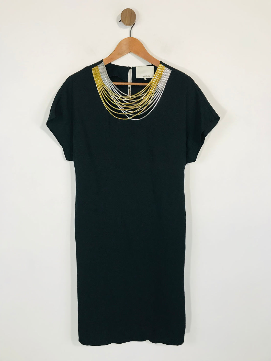 3.1 Phillip Lim Women's Silk Shift Dress | US4 UK8 | Black