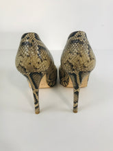 Load image into Gallery viewer, L.K. Bennett Women&#39;s Snakeskin Heels | EU40 UK7 | Multicoloured
