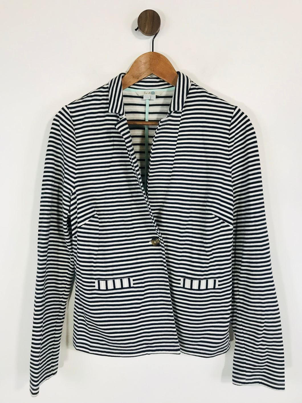 Boden Women's Cotton Striped Blazer Jacket | UK12 | Multicoloured