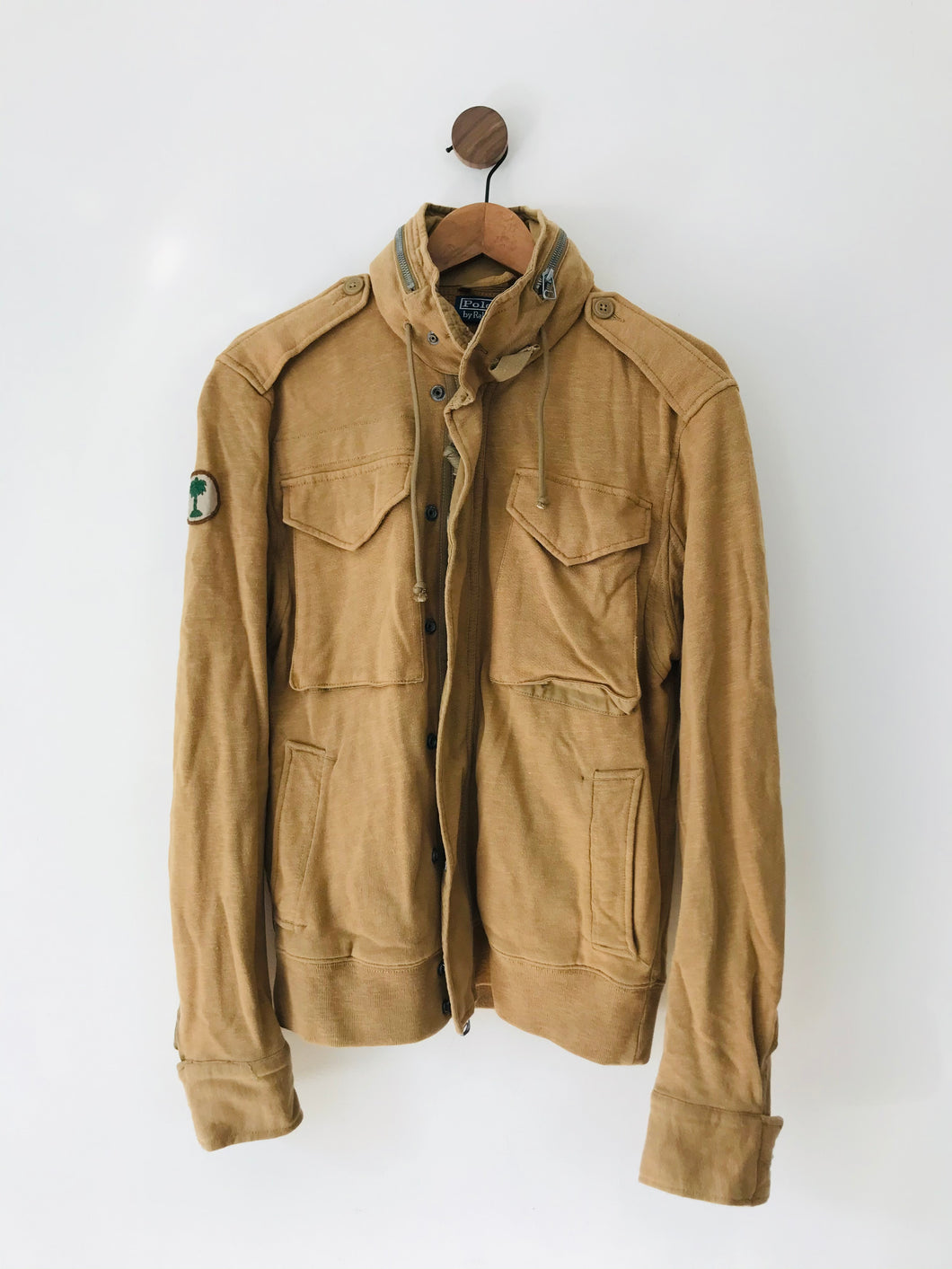 Polo Ralph Lauren Men’s Military Workwear Biker Jacket | S | Brown