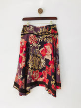 Load image into Gallery viewer, Karen Millen Women&#39;s Silk Floral A-Line Skirt | UK8 | Multicolour
