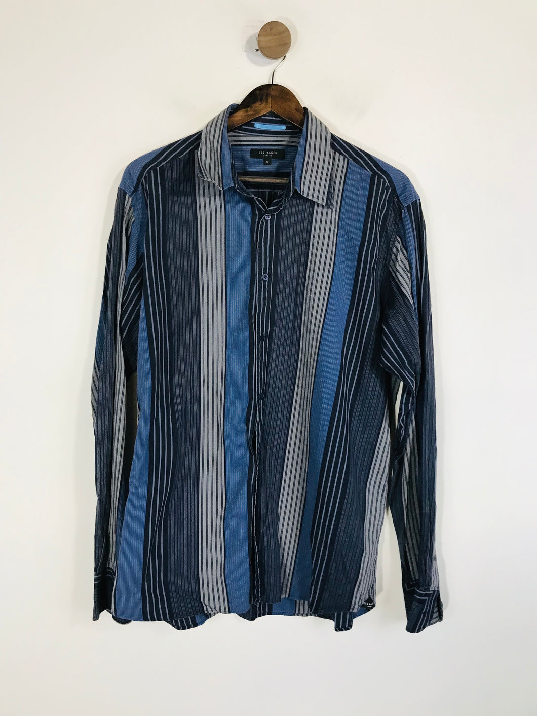 Ted Baker Men's Striped Smart Button-Up Shirt | 4 | Multicoloured