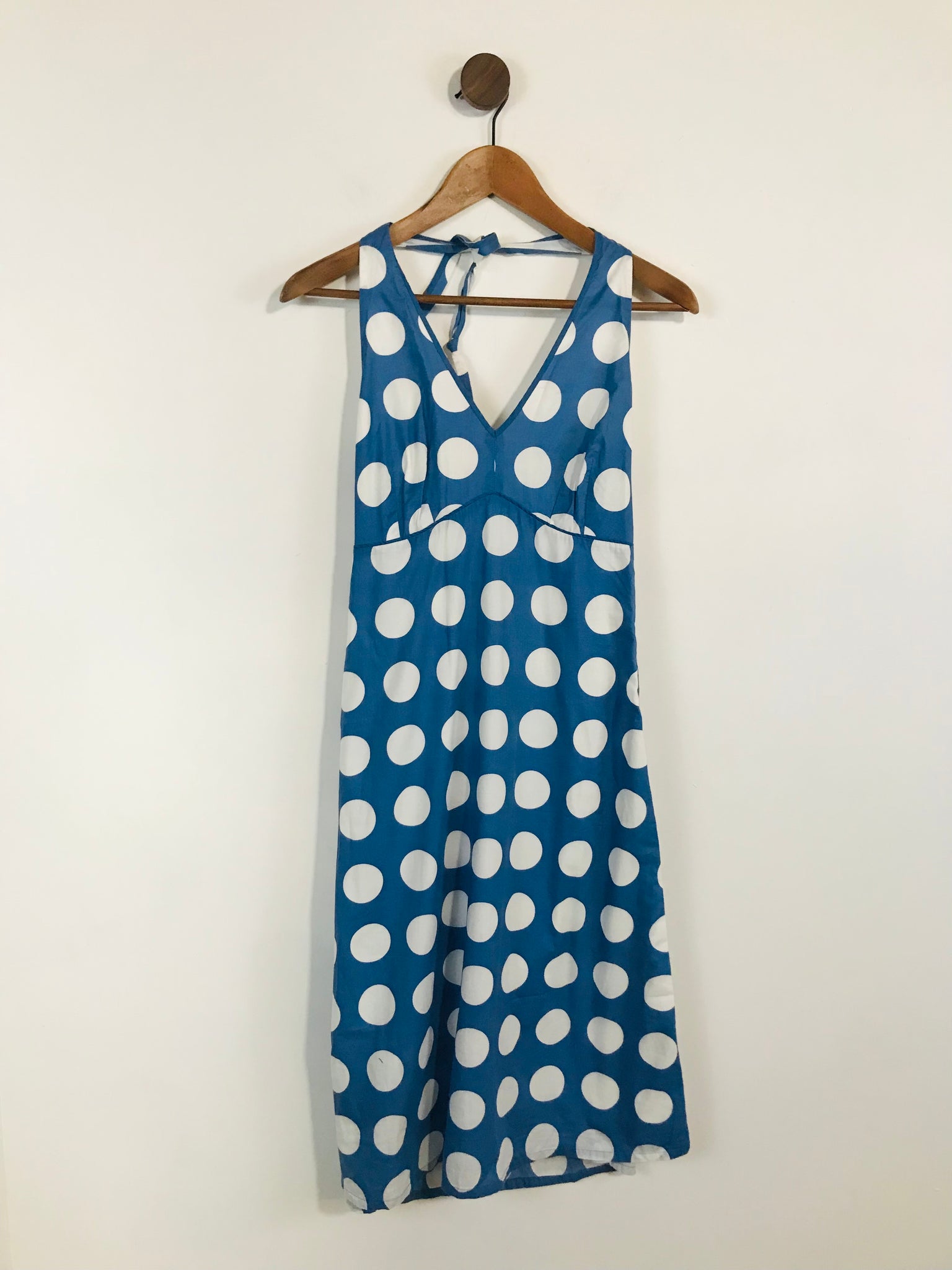 Boden Women's Polka Dot Halter Neck A-Line Dress | UK10