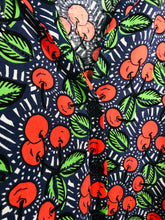 Load image into Gallery viewer, Zara Women&#39;s Cherry Print Blouse | XS UK6-8 | Blue

