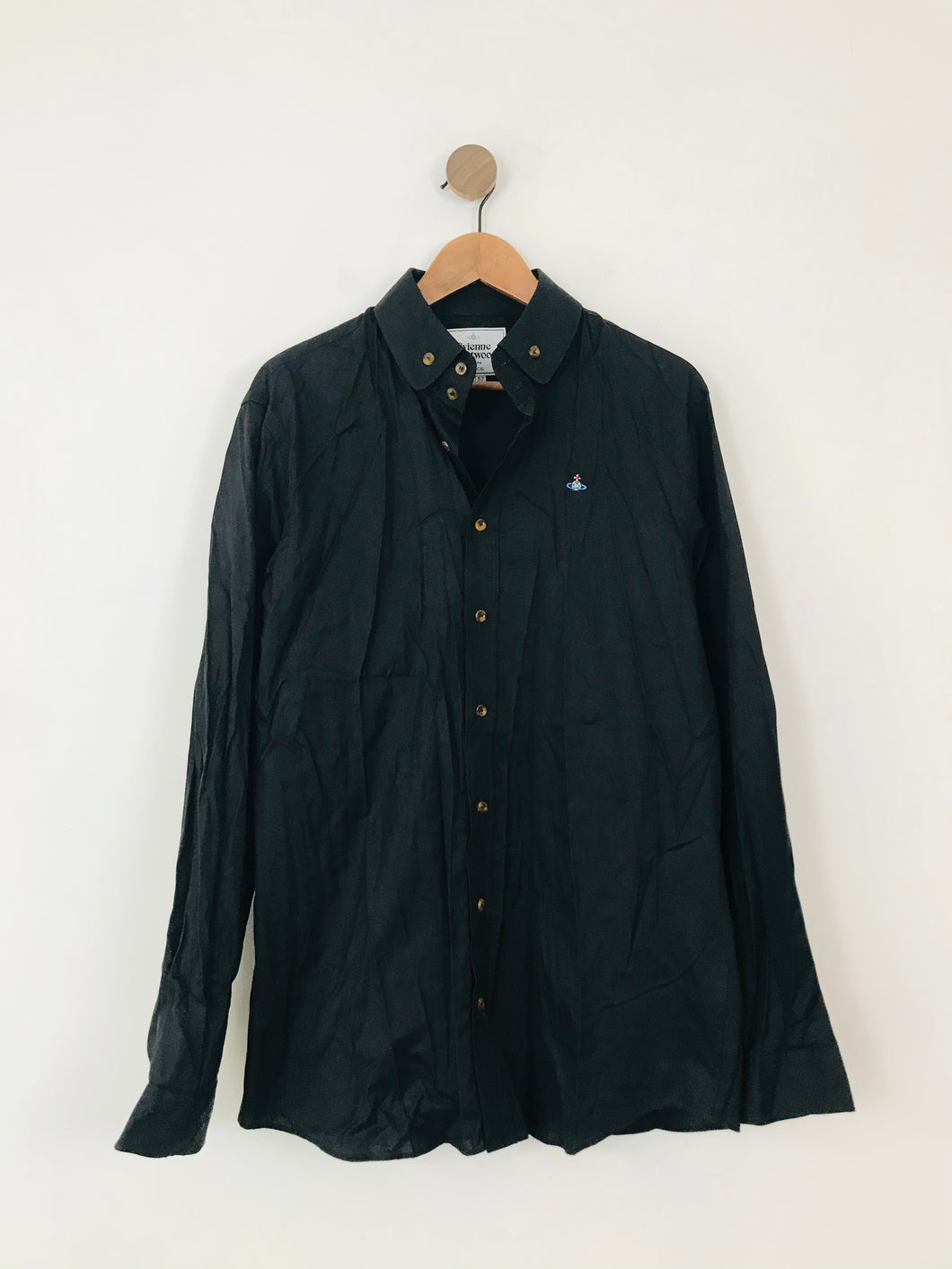 Vivienne Westwood Men’s Button Shirt | 52 XL | Black