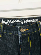 Load image into Gallery viewer, Money Selvedge Men’s Straight Fit Jeans | 34 | Dark Blue
