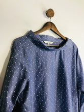 Load image into Gallery viewer, Nümph Women&#39;s Cotton Polka Dot Blouse | EU42 UK14 | Blue
