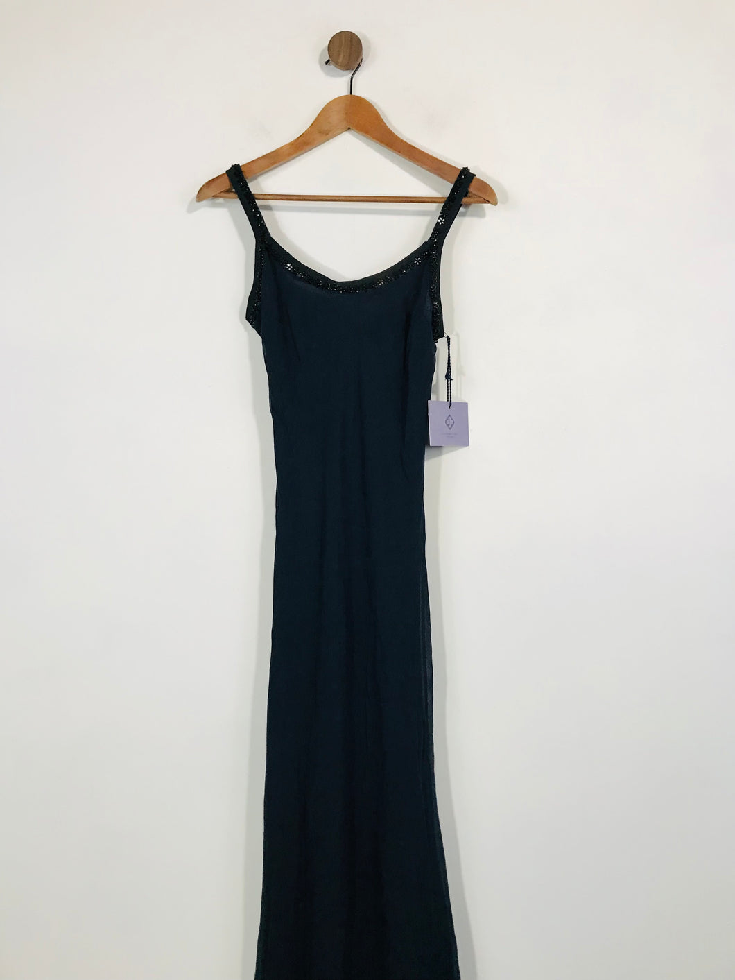 Vera Wang Women's Silk Maxi Dress NWT | US4 UK8 | Blue