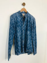 Load image into Gallery viewer, Scotch &amp; Soda Men&#39;s Denim Jacquard Button-Up Shirt | L | Blue
