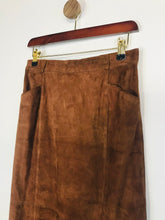 Load image into Gallery viewer, Gerry Weber Women&#39;s Leather Maxi Skirt  | UK12 | Brown
