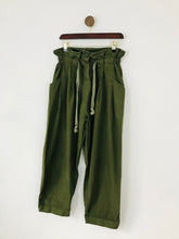 Load image into Gallery viewer, Emin &amp; Paul Women’s High Waisted Tapered Trousers | UK10-12 M | Green
