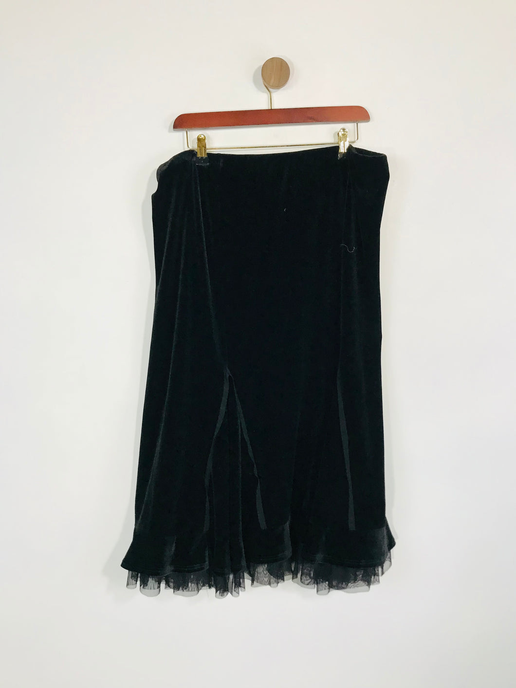 Principles Women's Velour Midi Skirt | UK18 | Black