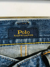 Load image into Gallery viewer, Polo Ralph Lauren Women&#39;s Distressed Slim Jeans | 32 UK14 | Blue

