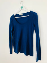 Load image into Gallery viewer, Hobbs Women’s Wool Light Knit Jumper Top | S | Blue
