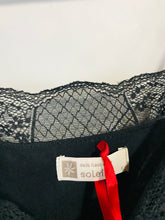 Load image into Gallery viewer, Mais il est ou le soleil? Women&#39;s Lace A-Line Dress NWT | S UK8 | Black
