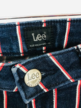 Load image into Gallery viewer, Lee Women’s Pin Stripe Skinny Slim Jeans | 28 UK8-10 | Blue
