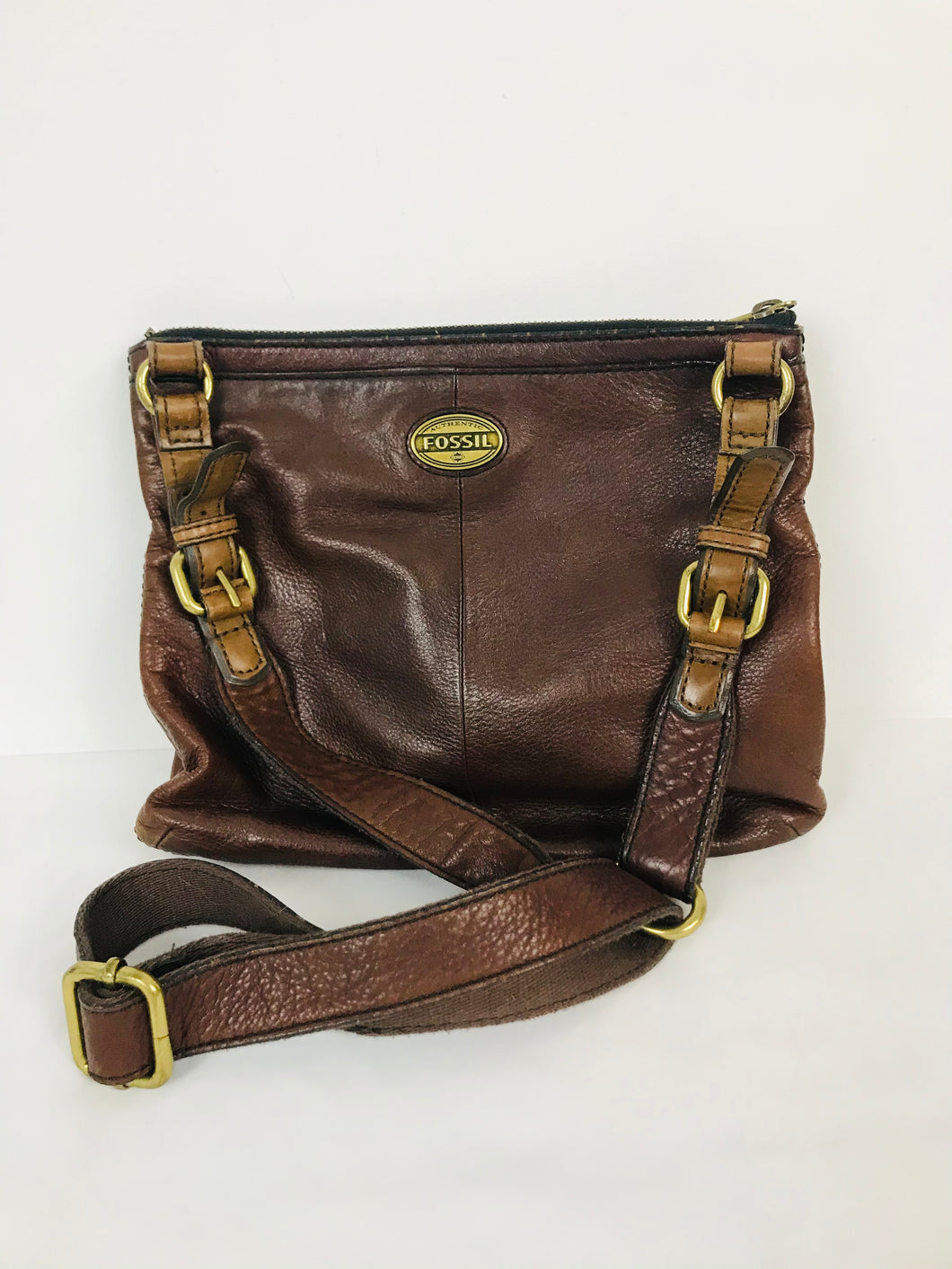 Fossil Women’s Leather Crossbody Bag | Brown