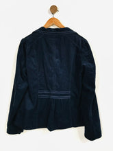Load image into Gallery viewer, Monsoon Women&#39;s Corduroy Blazer Jacket | UK18 | Blue
