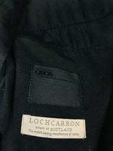 Load image into Gallery viewer, Asos Men&#39;s Lochcarron Tartan Wool Smart Trousers | 36 | Green

