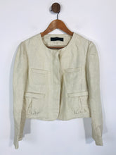 Load image into Gallery viewer, Donna Karan Women&#39;s Shimmery Blazer Jacket | UK14 | Beige
