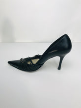 Load image into Gallery viewer, River Island Women&#39;s Leather Smart Heels | EU40 UK7 | Black

