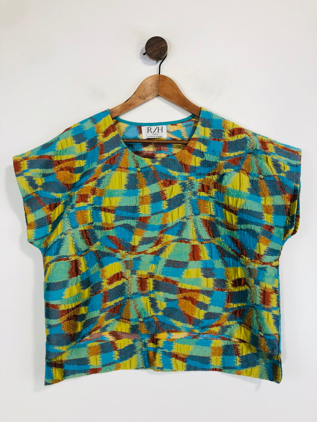 R/H Studio Women's Crop T-Shirt | M UK10-12 | Multicoloured