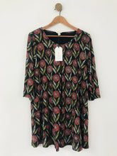 Load image into Gallery viewer, Seasalt Cornwall Women&#39;s Floral Tunic Blouse NWT | UK16 | Black
