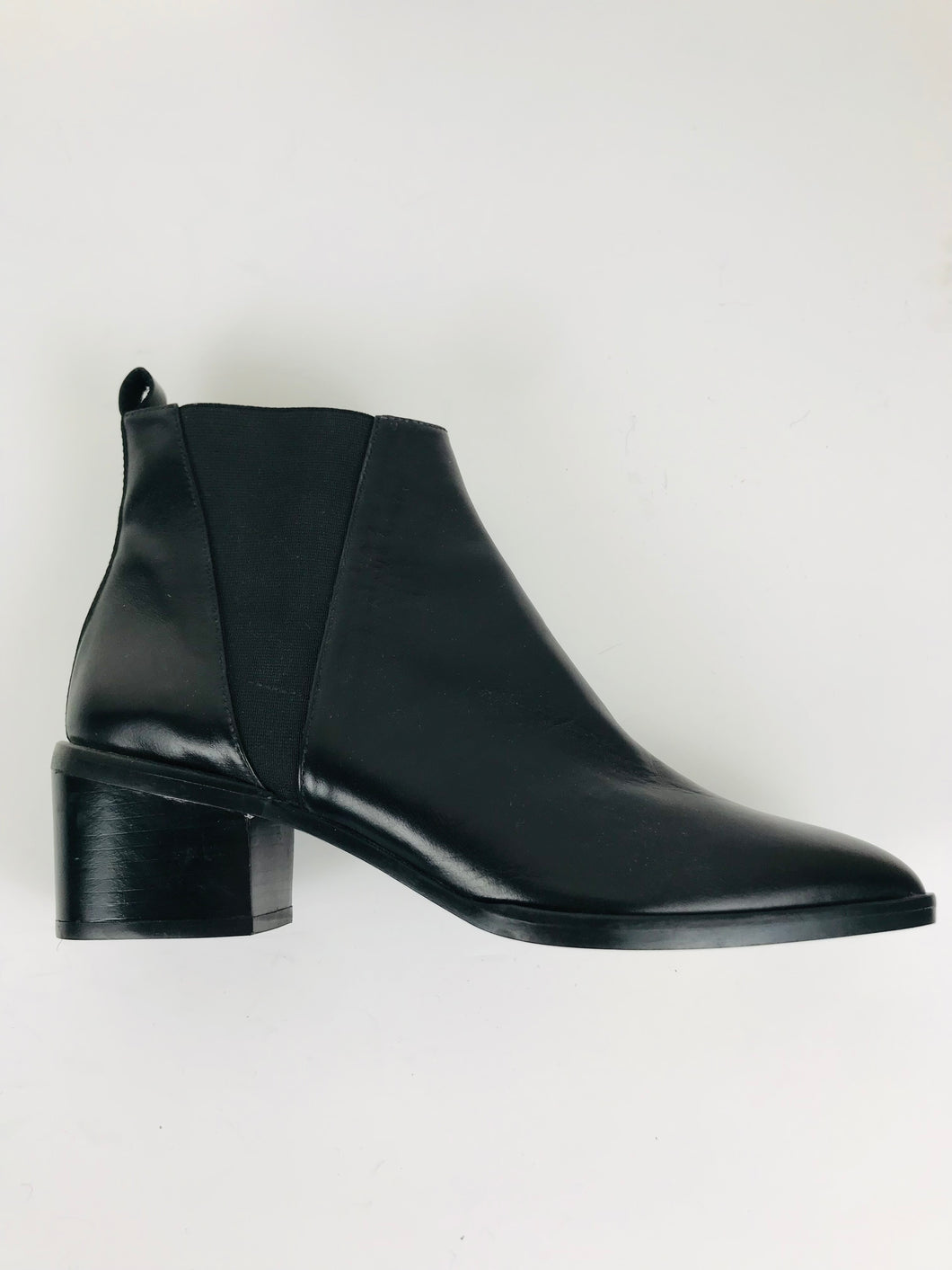 Whistles Women's Leather Chelsea Boots | EU40 UK7 | Black