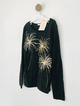 Load image into Gallery viewer, Billieblush Kid&#39;s Firework Sequin Long Sleeve T-Shirt NWT | 10 Years | Black
