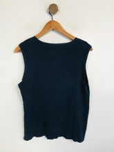 Load image into Gallery viewer, Liz Claiborne Women&#39;s Knit Ribbed Tank Top | L UK14 | Blue
