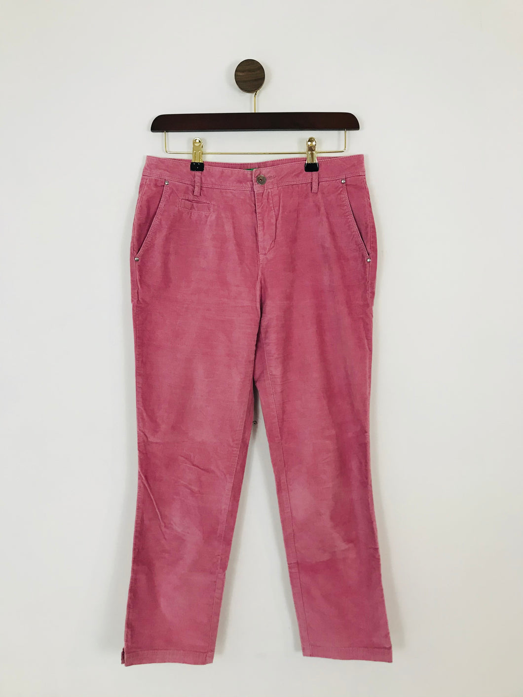 United Colors of Benetton Women’s Slim Corduroy Trousers | UK8 | Pink