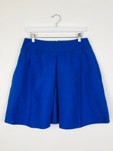 Load image into Gallery viewer, Carven Womens Pleated A-line Skirt | EU42 UK14 W32 | Blue
