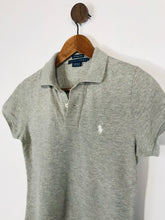 Load image into Gallery viewer, Ralph Lauren Women&#39;s Cotton Polo Shirt | S UK8 | Grey
