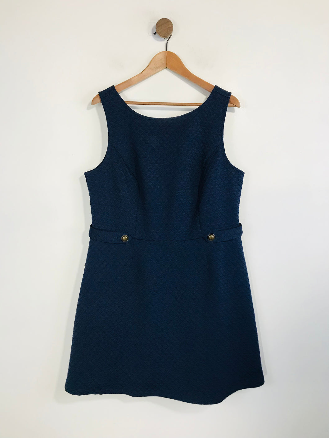 ModCloth Women's Ribbed Mini Dress | XL UK16 | Blue