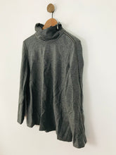 Load image into Gallery viewer, Cos Women&#39;s Turtleneck Long Sleeve Zip Top | EU40 UK12 | Grey
