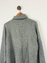 Load image into Gallery viewer, Sirplus Men&#39;s Wool Roll Neck Jumper | L | Grey

