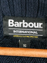Load image into Gallery viewer, Barbour Women&#39;s Knit Roll Neck Jumper | UK16 | Blue
