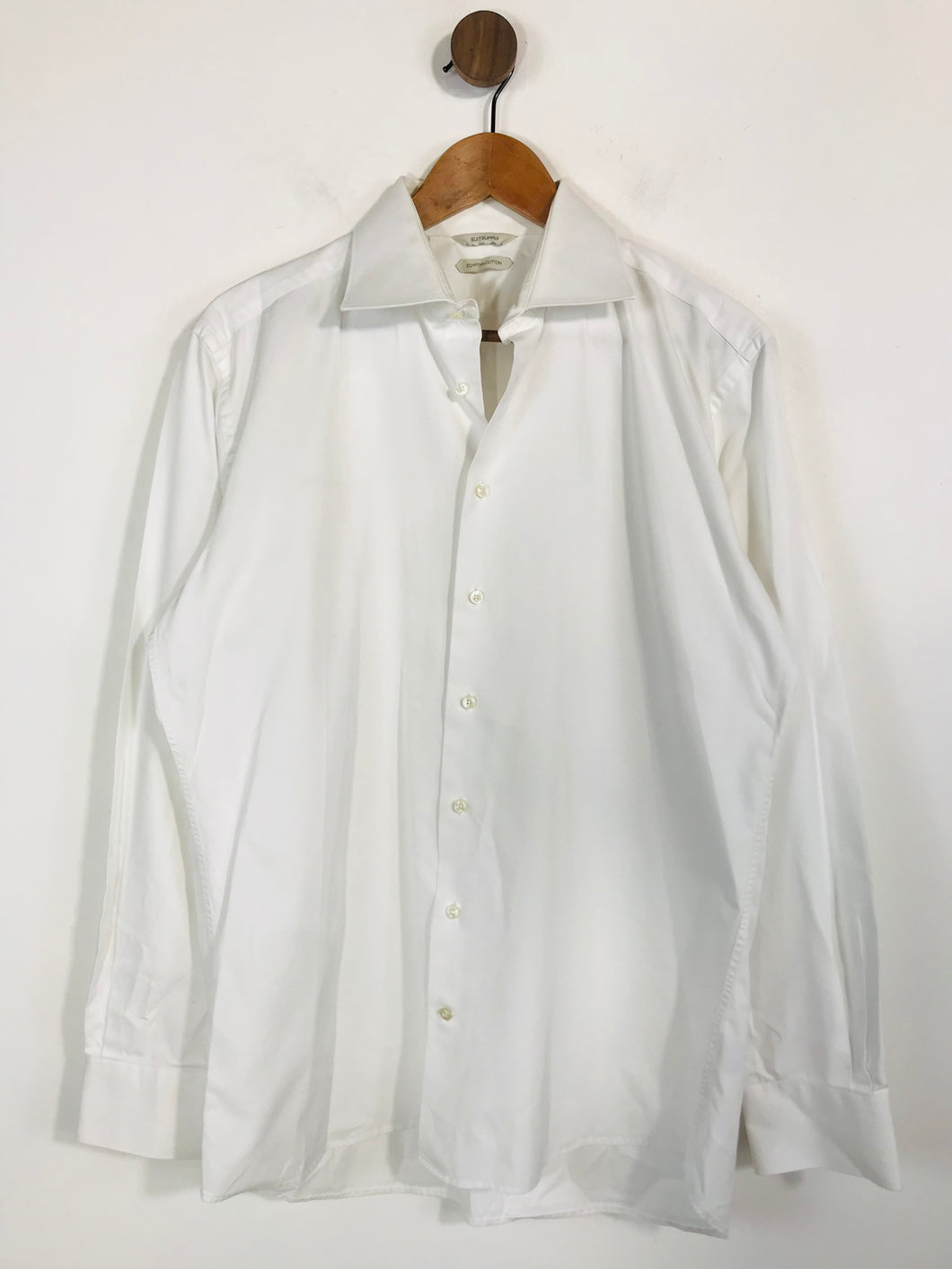 Suitsupply Men's Smart Button-Up Shirt | 16.5 | White